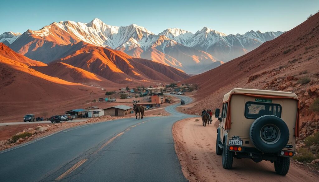 Atlas Mountains transportation route